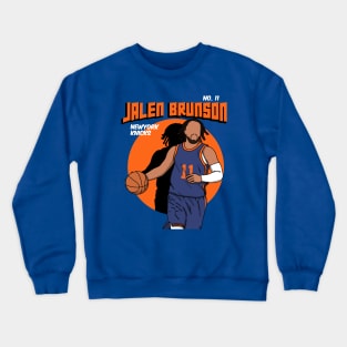 Jalen Brunson Comic Style Art Crewneck Sweatshirt